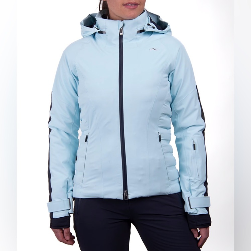 Women's Light Blue Ski & Snow Jacket